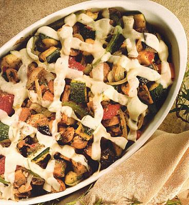 Canadian Baked Cheese Harvest Vegetable Appetizer