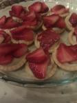 American Strawberry Custard Cream Pie Dessert