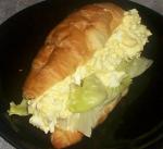 American Ranch Egg Salad Croissant Sandwiches Appetizer