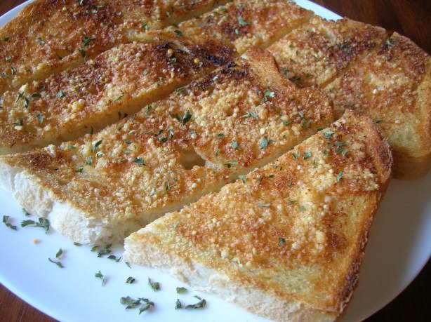 American Parmesan Toast Appetizer