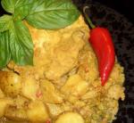 American Aromatic Chicken Curry Dinner
