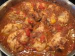 Braised Chicken Legs With Olives and Tomatoes recipe