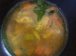 Yellow Curry Chicken  Rice Soup recipe