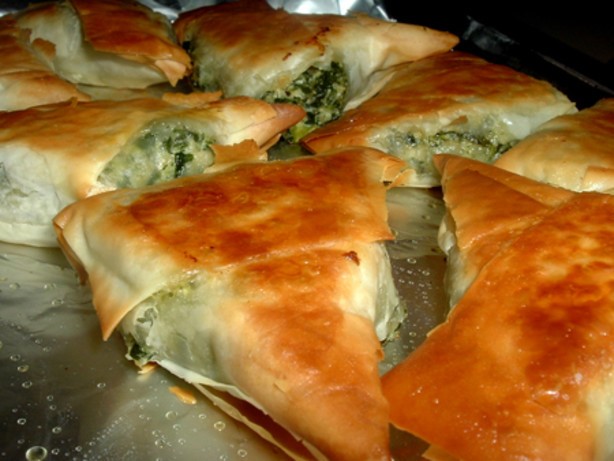 Greek Greek Spinach Triangles 2 Appetizer