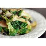 American Stirfried Kale and Broccoli Florets Recipe Appetizer