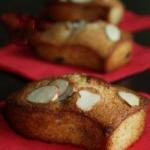 American Mini Cupcakes of Chocolate with Almonds Dessert