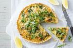 Hot Smoked Salmon Asparagus And Pea Tart Recipe recipe