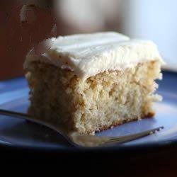 Georgian Banana Cake with Vanilla Dessert