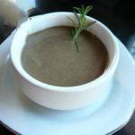 American Cream Soup of Champignon with Rosemary and White Wine Appetizer