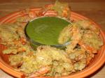 Peru Peruvian Quinoa Shrimp Chicharrones With Green Aji Sauce Dinner