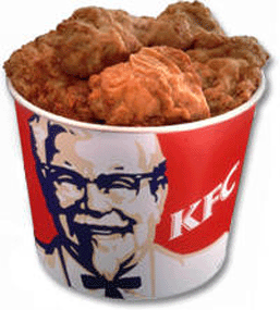 American KFC Extra Crispy Chicken Dinner