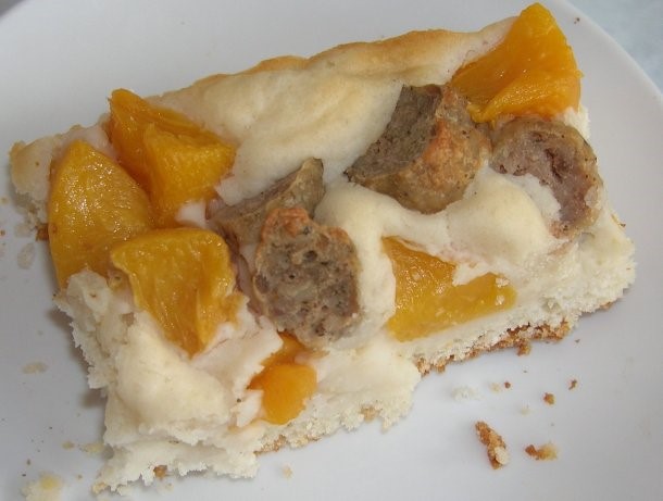 American Sausage and Peach Breakfast Casserole Breakfast