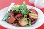 American Barbecued Steak With Potato And Red Onion Recipe Appetizer