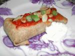 Mexican Vegetarian Baked Chimichangas Dinner