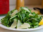 Italian Arugula Salad with Shaved Parmesan Lemon and Olive Oil Appetizer