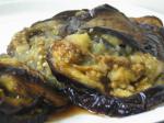 American Steamed Eggplant With Garlic and Chilli Appetizer