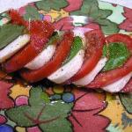 Italian Caprese Salad of bocconcini Appetizer