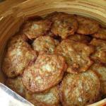 Israeli/Jewish Latkes potato Pancakes of Jewish Hanouka Appetizer