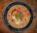 American African Style Chicken Peanut Soup With Potatoes Dinner