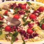 American Carpaccio with Grilled Chicken Appetizer