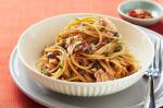 Canadian Whole Grain Spaghetti With Tuna And Sundried Tomato Pesto Recipe Dinner