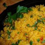 Indian Saffron Rice Recipe Appetizer