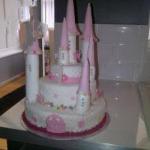 British Beautiful Castle Cake Dessert