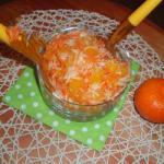 Carrot Salad with Mandarin and Apple recipe