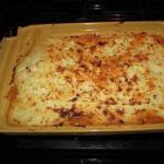British Shepherds Pie of with Leftovers from the Christmas Dinner Appetizer