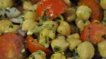 Chickpea Salad with Red Onion and Tomato Recipe recipe