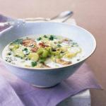 Canadian Meal Soup with Herring and Corn Appetizer