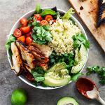 American Honey Chilli Chicken Bowls with Lime Quinoa Dinner