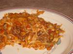 American Ground Beef and Noodle Bake Dinner