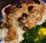 Italian Chicken With Capers and Italian Olives Dinner