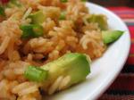 American Cumin Rice With Avocado Dinner
