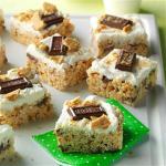 Smores Frosted Crispy Bars recipe