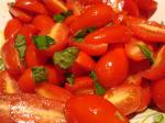 Canadian Tomato Salad With Lemon and Basil Appetizer