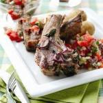 British Ribs of Lamb Marinated in Watermelon Mint and Garlic Appetizer