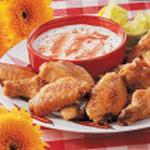 American Spicy Hot Wings Appetizer
