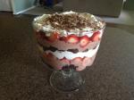 American Ultimate Chocolate Strawberry Trifle Dessert
