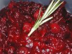 American Honeylemon Cranberry Sauce With Rosemary Dessert