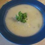 Canadian Cream of Potato Soup with Porre Appetizer