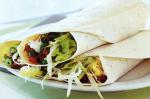 American Chilli Beef And Bean Tortilla Wraps Recipe Appetizer