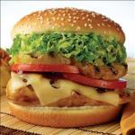 Swiss Teriyaki Chicken Burger BBQ Grill