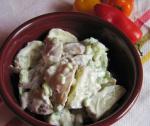 American Yogurt and Sour Cream Potato Salad Appetizer