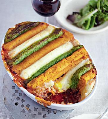 French Hachis Parmentier Tricolore Dinner