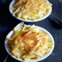 French Gratin De Macaronis Au Fromage Appetizer