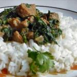 Indian Lamb with Spinach saag-gosht Alcohol