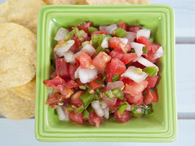 American Applebees Pico De Gallo Appetizer