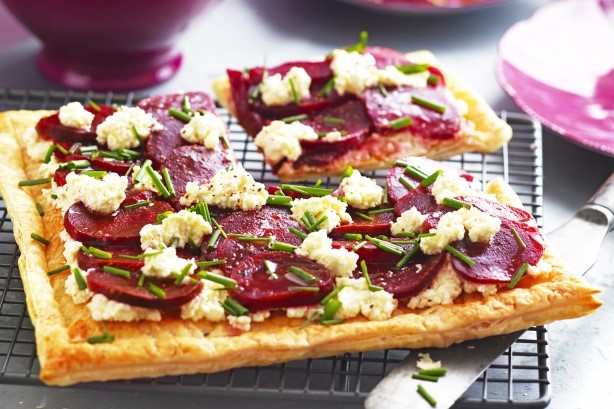 American Cheese And Beetroot Tart Recipe Dessert